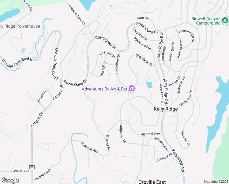 map of restaurants, bars, coffee shops, grocery stores, and more near 12 Hanging Tree Court in Oroville