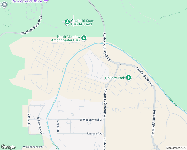 map of restaurants, bars, coffee shops, grocery stores, and more near 9146 Moondance Drive in Douglas County
