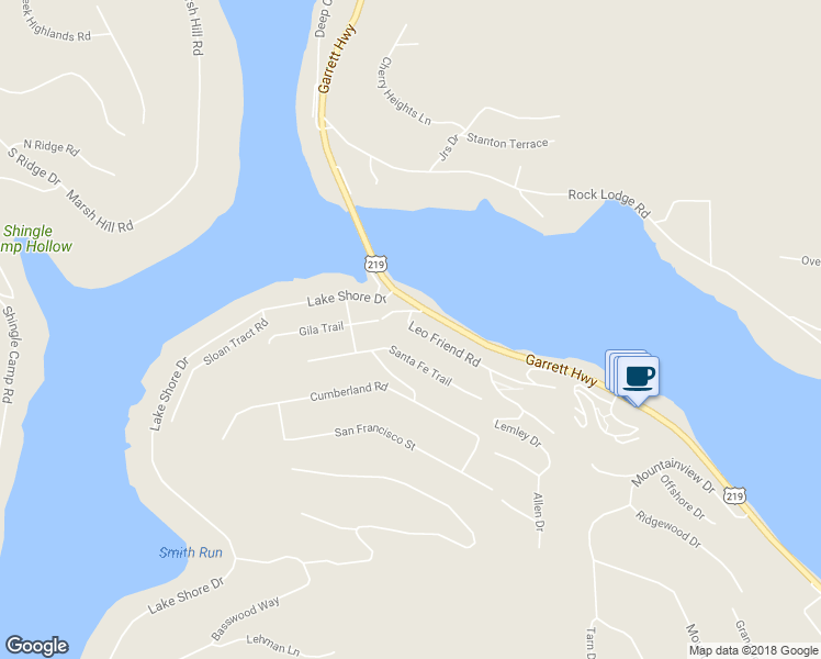 map of restaurants, bars, coffee shops, grocery stores, and more near 66 Leo Friend Road in Deer Park