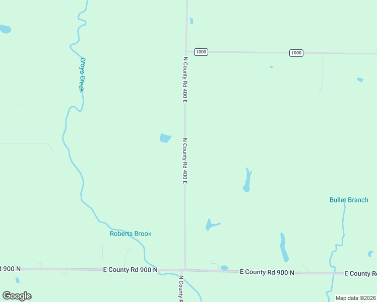 map of restaurants, bars, coffee shops, grocery stores, and more near 9401-9575 North County Road 400 East in Brazil