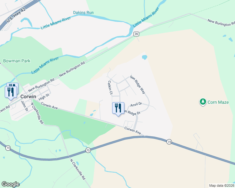 map of restaurants, bars, coffee shops, grocery stores, and more near 6774 Cabin Drive in Waynesville