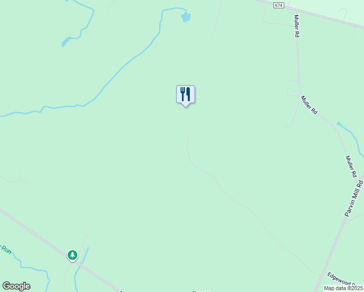 map of restaurants, bars, coffee shops, grocery stores, and more near 123 Running Deer Trail in Elmer