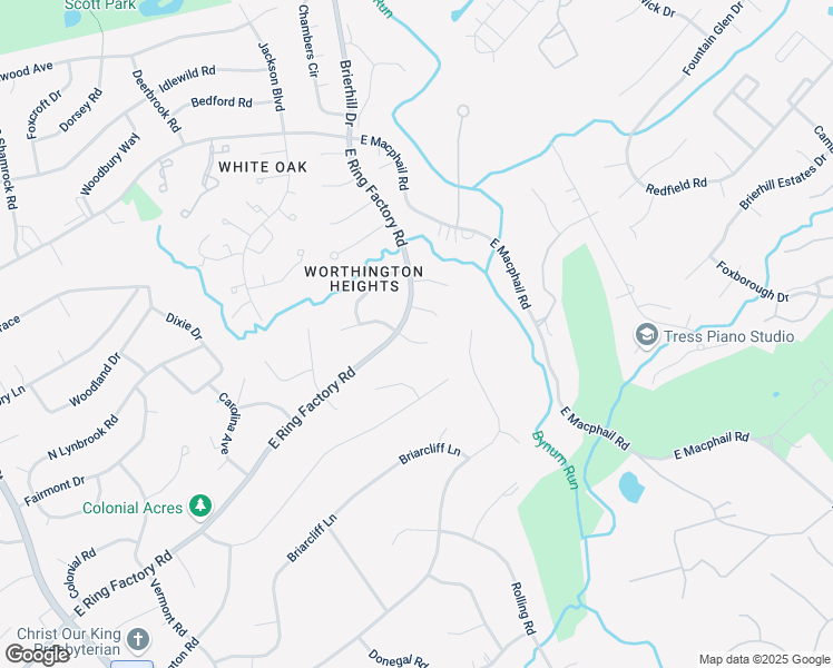map of restaurants, bars, coffee shops, grocery stores, and more near 902 South Pine Ridge Court in Bel Air
