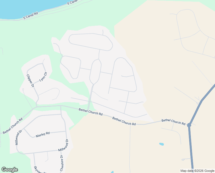 map of restaurants, bars, coffee shops, grocery stores, and more near 68 Manassas Drive in Middletown