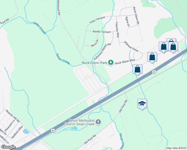map of restaurants, bars, coffee shops, grocery stores, and more near Walnut Street in Havre de Grace