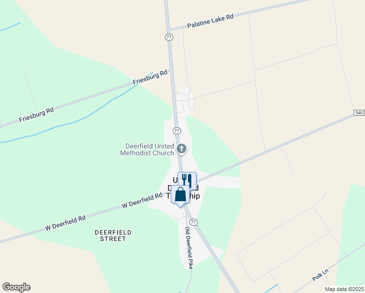 map of restaurants, bars, coffee shops, grocery stores, and more near 1561 New Jersey 77 in Bridgeton