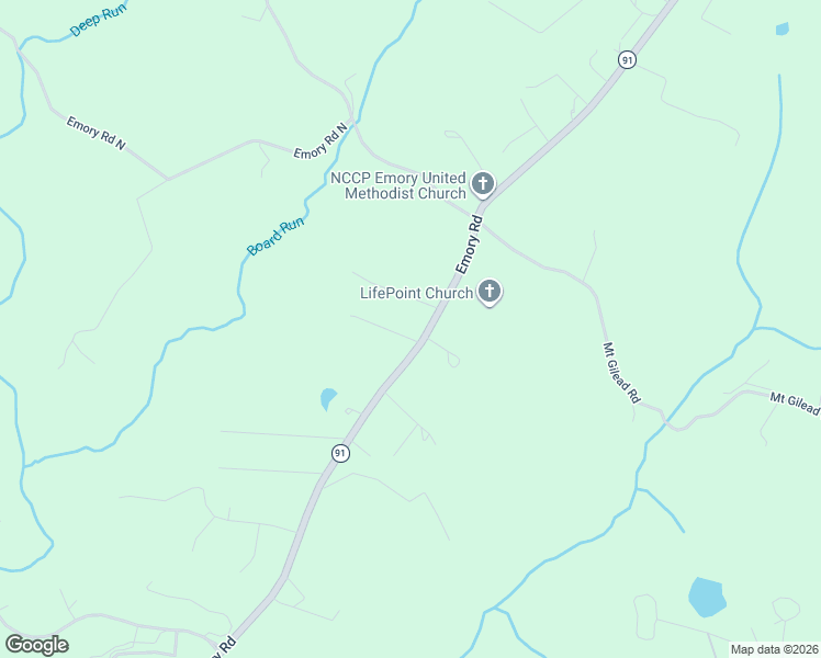 map of restaurants, bars, coffee shops, grocery stores, and more near 1722 Emory Road in Reisterstown