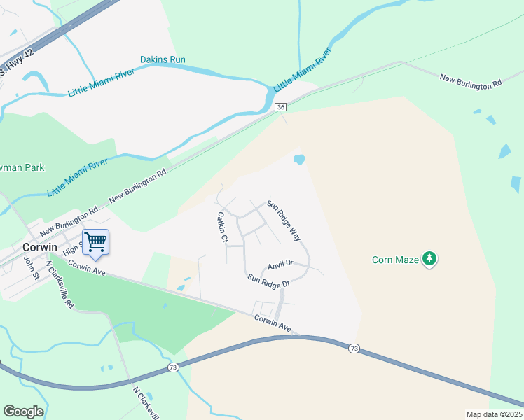 map of restaurants, bars, coffee shops, grocery stores, and more near 6744 Sun Ridge Drive in Waynesville