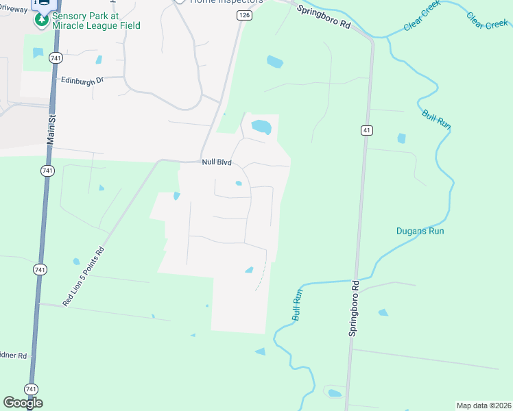 map of restaurants, bars, coffee shops, grocery stores, and more near 65 Clevenger Court in Springboro