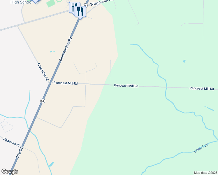 map of restaurants, bars, coffee shops, grocery stores, and more near in Buena Vista Township