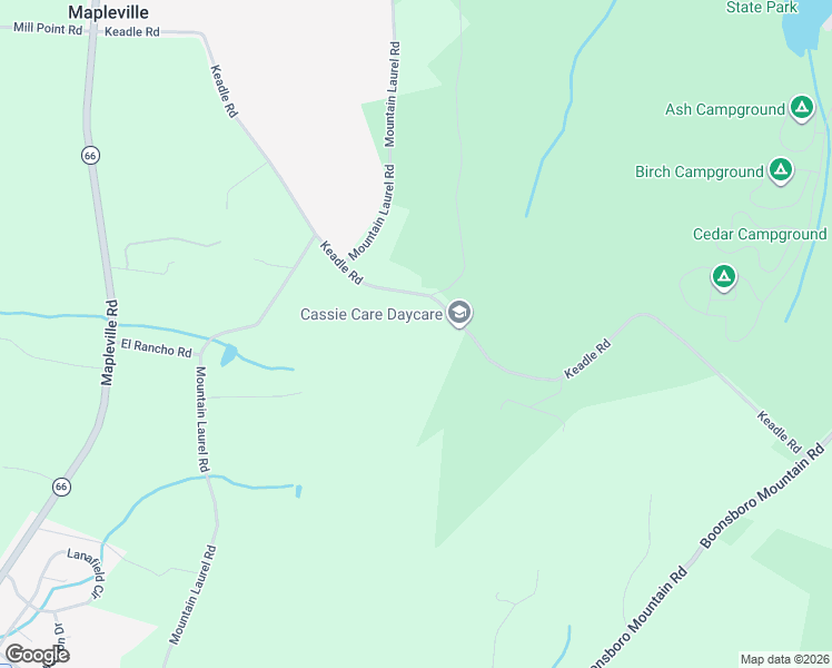 map of restaurants, bars, coffee shops, grocery stores, and more near 21023 Keadle Road in Boonsboro