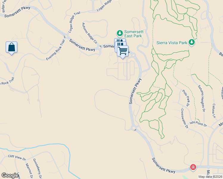 map of restaurants, bars, coffee shops, grocery stores, and more near 7648 Stone Bluff Way in Reno