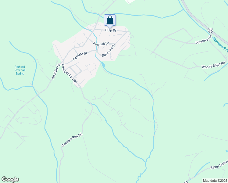 map of restaurants, bars, coffee shops, grocery stores, and more near 279 Forest Drive in Ridgeley