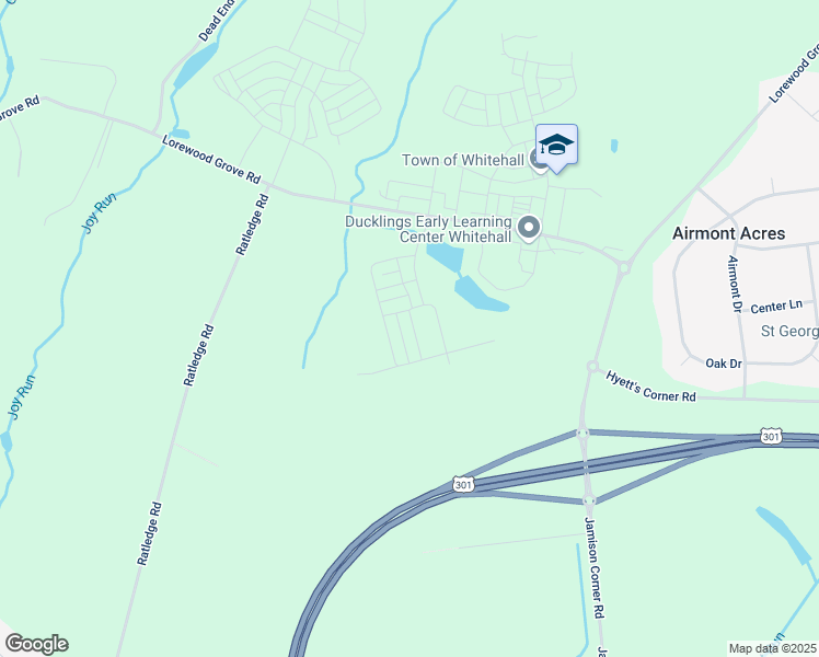 map of restaurants, bars, coffee shops, grocery stores, and more near 998 Lorewood Grove Road in Middletown