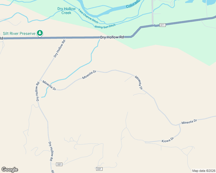 map of restaurants, bars, coffee shops, grocery stores, and more near 604 Mineota Drive in Silt