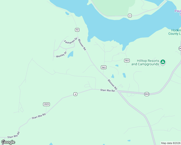 map of restaurants, bars, coffee shops, grocery stores, and more near 29947 Blosser Road in Logan