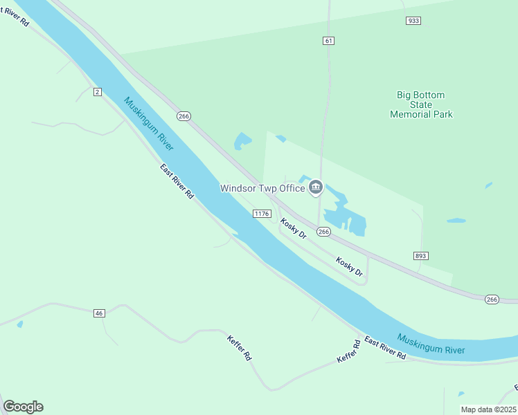 map of restaurants, bars, coffee shops, grocery stores, and more near 2536 Ohio 266 in Stockport