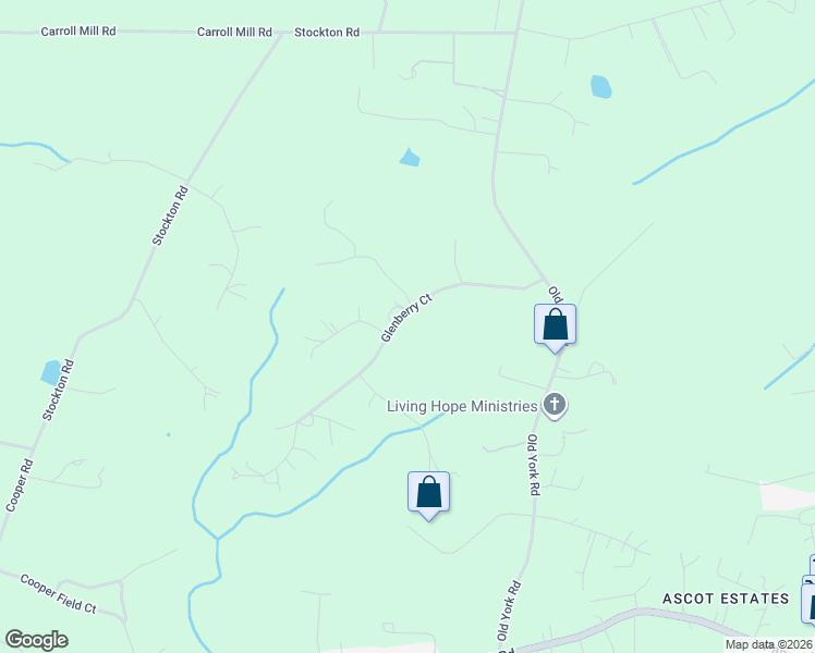 map of restaurants, bars, coffee shops, grocery stores, and more near 3 Glenberry Court in Phoenix