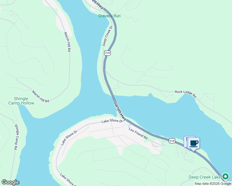 map of restaurants, bars, coffee shops, grocery stores, and more near 144 Rock Lodge Road in McHenry