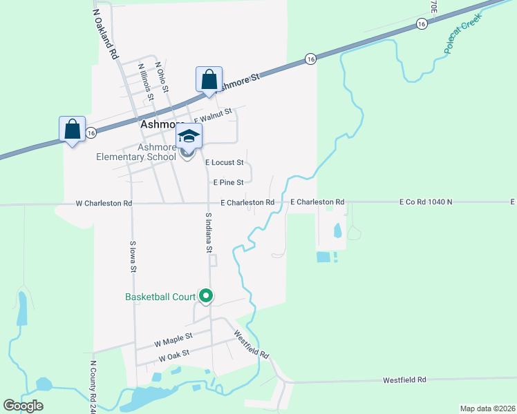 map of restaurants, bars, coffee shops, grocery stores, and more near Coffey Grounds in Ashmore