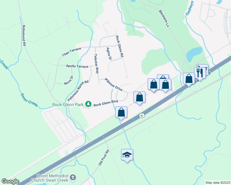map of restaurants, bars, coffee shops, grocery stores, and more near 1008 Jason Drive in Havre de Grace