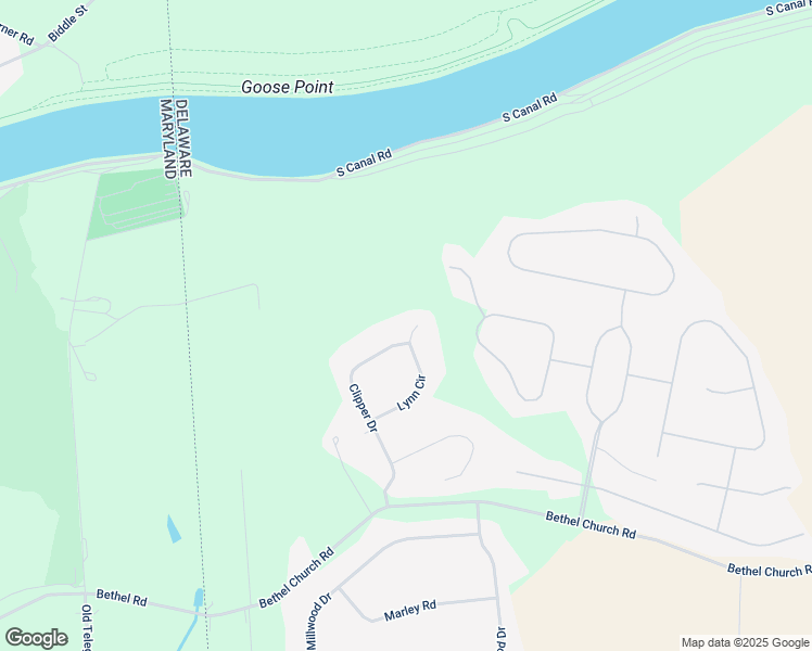 map of restaurants, bars, coffee shops, grocery stores, and more near 121 Lynn Circle in Middletown