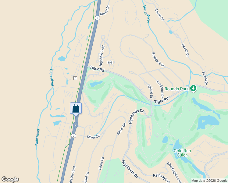 map of restaurants, bars, coffee shops, grocery stores, and more near 196 Marks Lane in Breckenridge