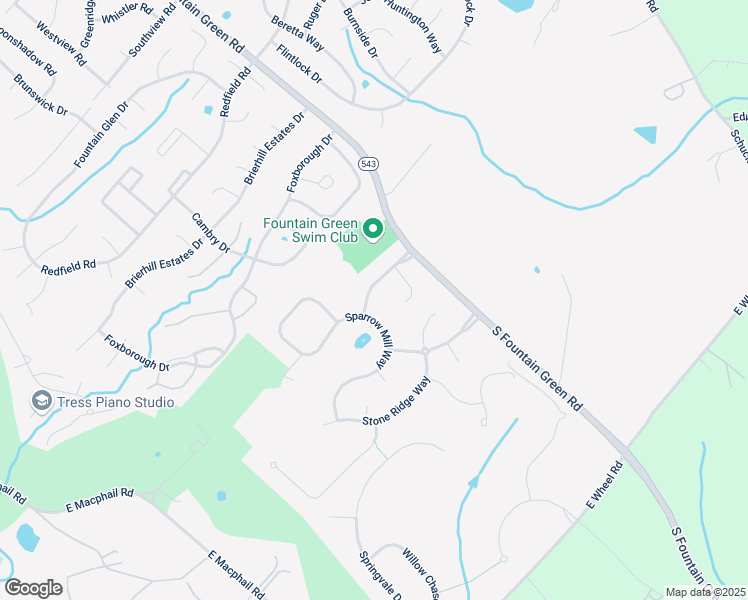 map of restaurants, bars, coffee shops, grocery stores, and more near 1703 Kendall Gate Way in Bel Air