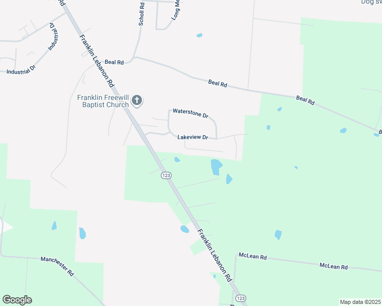 map of restaurants, bars, coffee shops, grocery stores, and more near 61 Evergreen Court in Franklin