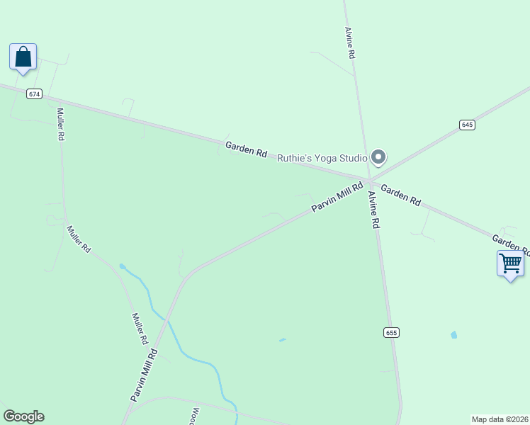 map of restaurants, bars, coffee shops, grocery stores, and more near 1335 Parvin Mill Road in Pittsgrove