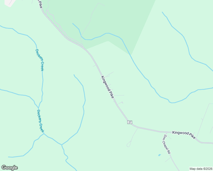 map of restaurants, bars, coffee shops, grocery stores, and more near 3416 Kingwood Pike in Reedsville