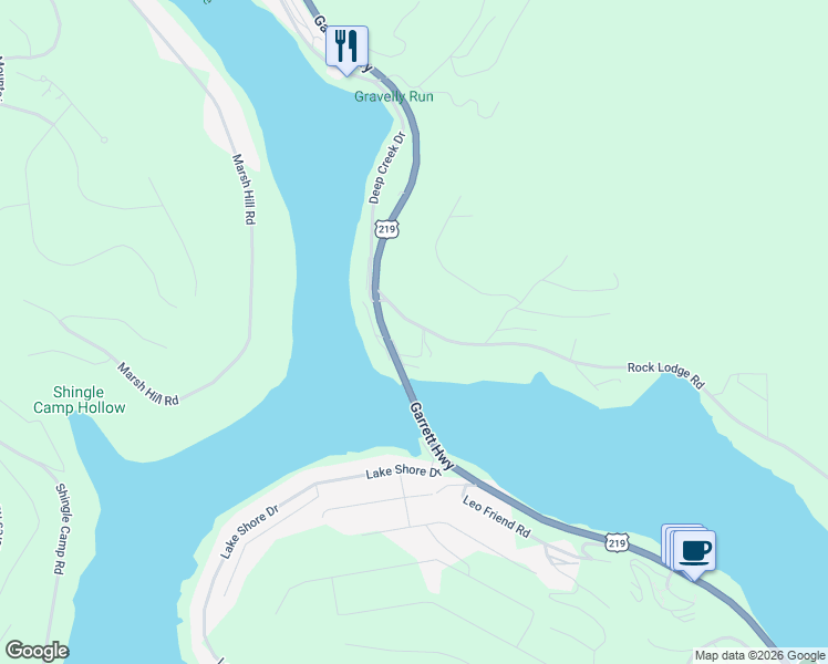 map of restaurants, bars, coffee shops, grocery stores, and more near 93 Rock Lodge Road in McHenry
