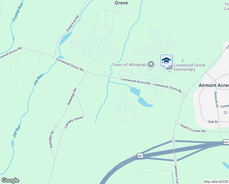 map of restaurants, bars, coffee shops, grocery stores, and more near 1020 Lorewood Grove Road in Middletown