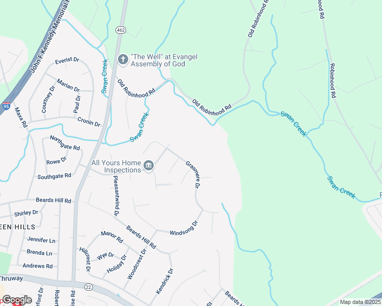 map of restaurants, bars, coffee shops, grocery stores, and more near 430 Grasmere Drive in Aberdeen