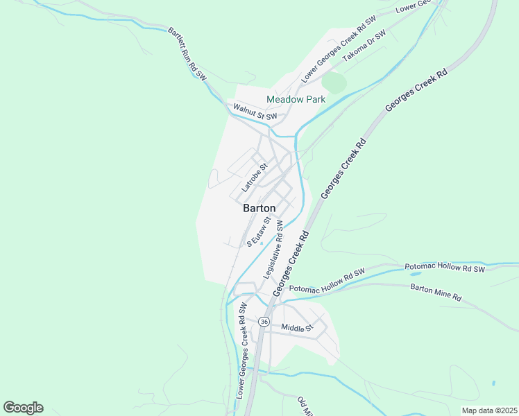 map of restaurants, bars, coffee shops, grocery stores, and more near in Barton