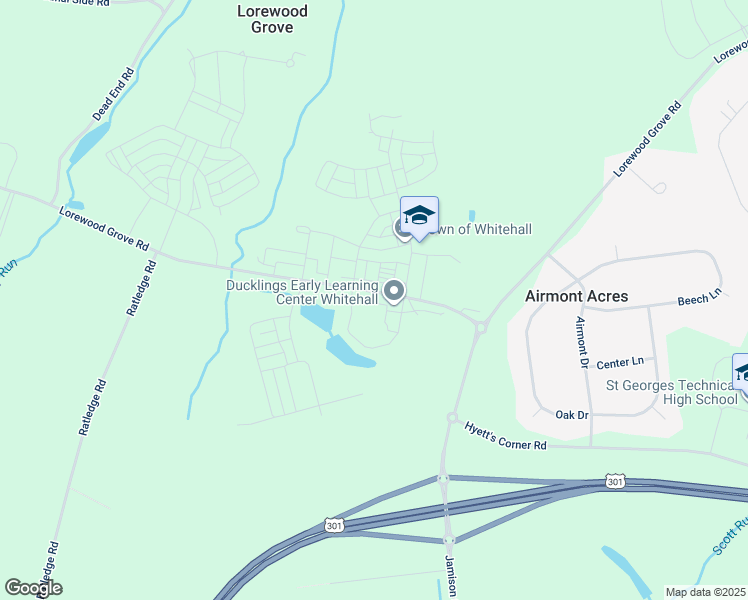 map of restaurants, bars, coffee shops, grocery stores, and more near 962 Lorewood Grove Road in Middletown