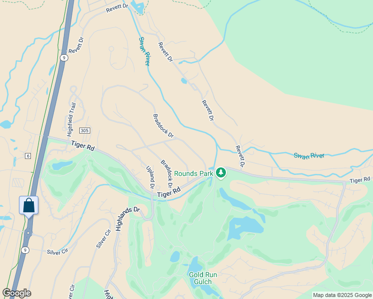 map of restaurants, bars, coffee shops, grocery stores, and more near 114 Swan Drive in Breckenridge