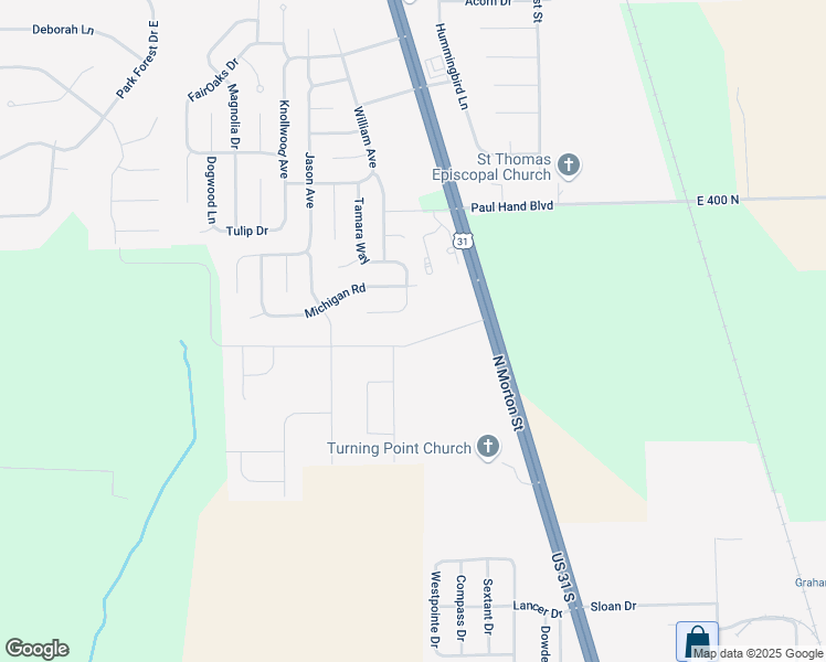 map of restaurants, bars, coffee shops, grocery stores, and more near 1429 Tamara Court in Franklin