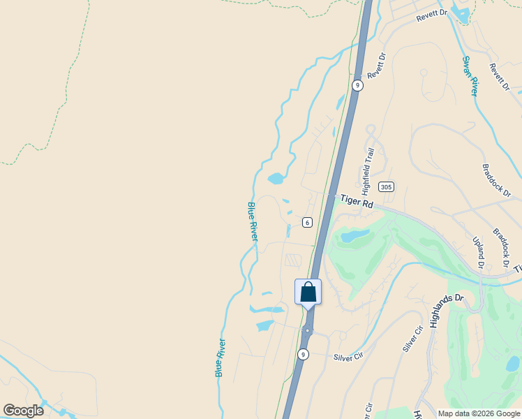 map of restaurants, bars, coffee shops, grocery stores, and more near in Breckenridge