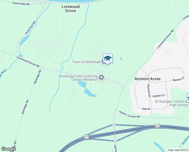 map of restaurants, bars, coffee shops, grocery stores, and more near 962 Lorewood Grove Road in Middletown
