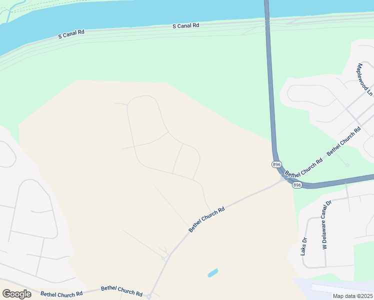 map of restaurants, bars, coffee shops, grocery stores, and more near Unnamed Road in Middletown