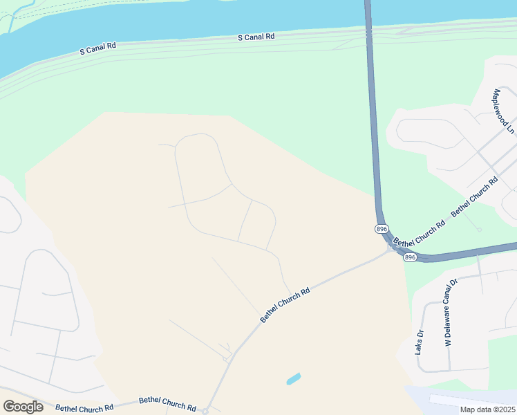 map of restaurants, bars, coffee shops, grocery stores, and more near Unnamed Road in Middletown
