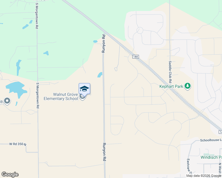 map of restaurants, bars, coffee shops, grocery stores, and more near 3868 Saddle Club South Parkway in Bargersville