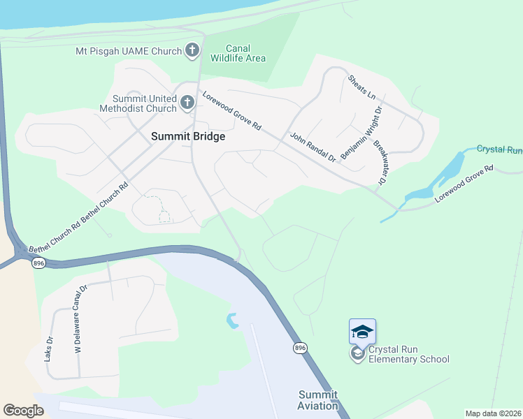 map of restaurants, bars, coffee shops, grocery stores, and more near 114 Green Forest Drive in Middletown