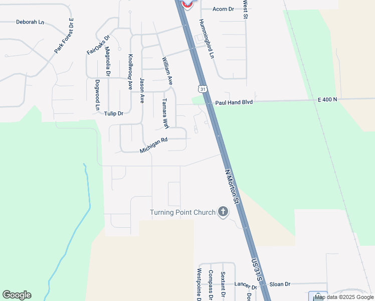 map of restaurants, bars, coffee shops, grocery stores, and more near 3895 Tamara Way in Franklin