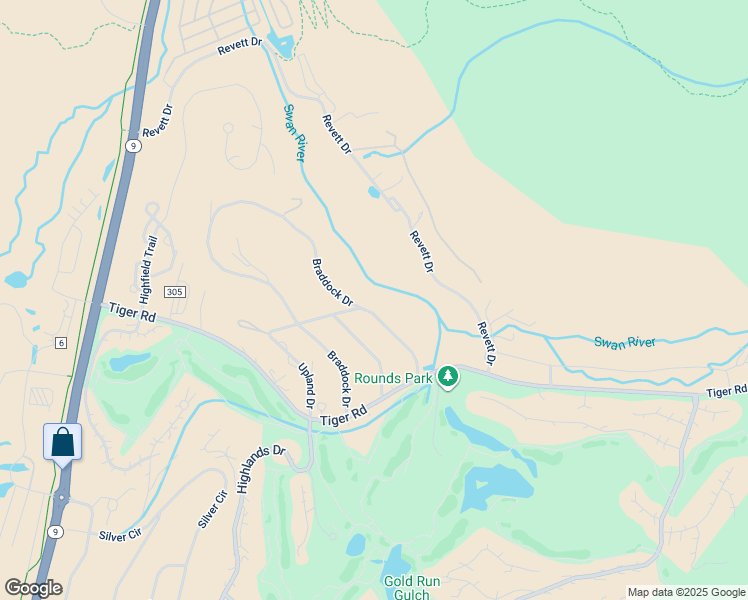 map of restaurants, bars, coffee shops, grocery stores, and more near 420 Delaware Drive in Breckenridge