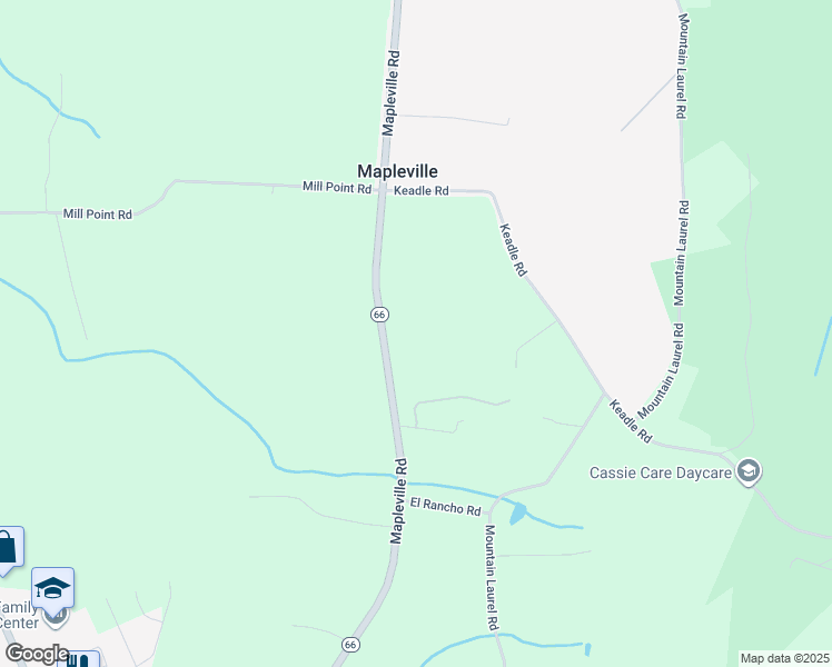 map of restaurants, bars, coffee shops, grocery stores, and more near 8001B Mapleville Road in Boonsboro