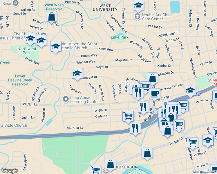 map of restaurants, bars, coffee shops, grocery stores, and more near 810 Stoker Avenue in Reno