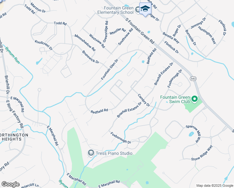 map of restaurants, bars, coffee shops, grocery stores, and more near 647 Kildonan Court in Bel Air