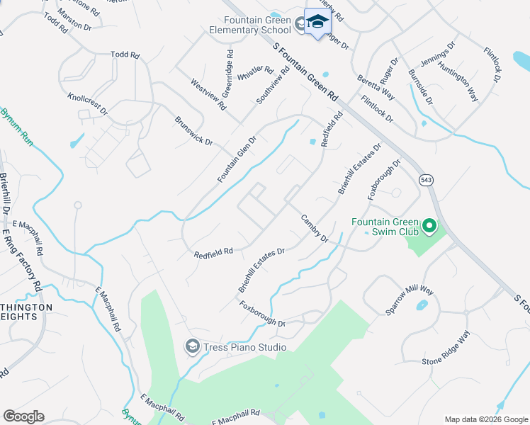 map of restaurants, bars, coffee shops, grocery stores, and more near 656 Lochern Terrace in Bel Air